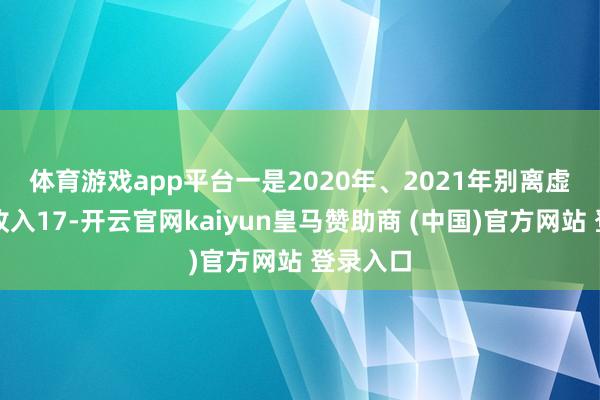 体育游戏app平台 一是2020年、2021年别离虚增交易收入17-开云官网kaiyun皇马赞助商 (中国)官方网站 登录入口